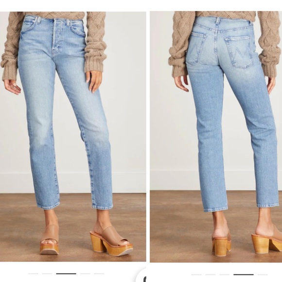 MOTHER High Waisted Hiker Hover Jean in Herbal Remedy Size 24 - Picture 2 of 12